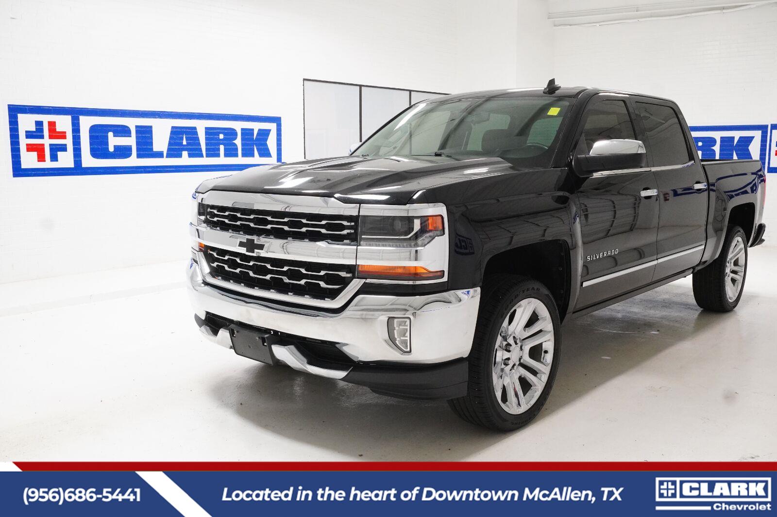 Black 2016 Chevrolet Silverado 1500 Pickup Truck 4X2 6-Speed Automatic