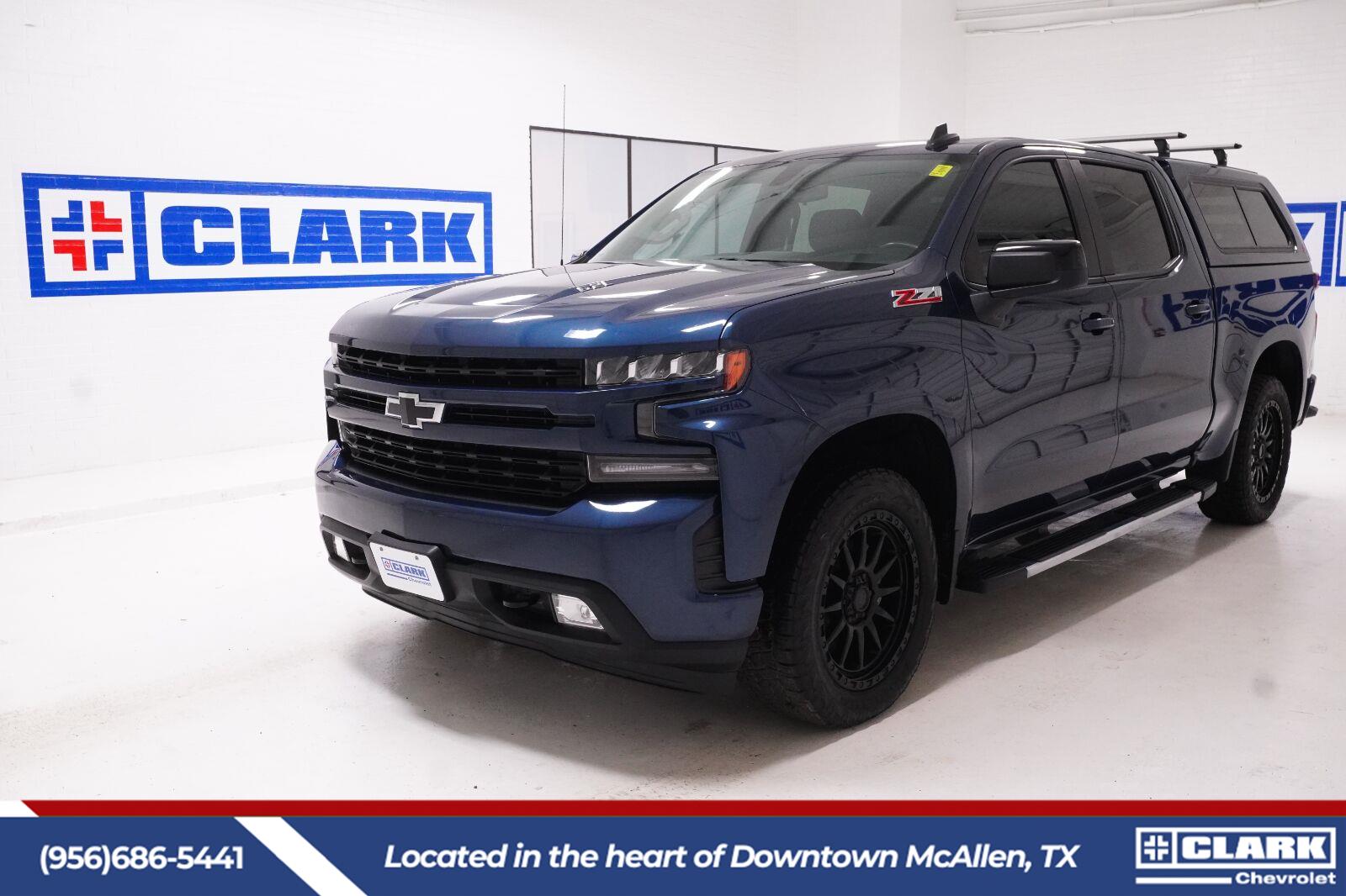 Northsky Blue Metallic 2021 Chevrolet Silverado 1500 Pickup Truck Four-Wheel Drive Automatic