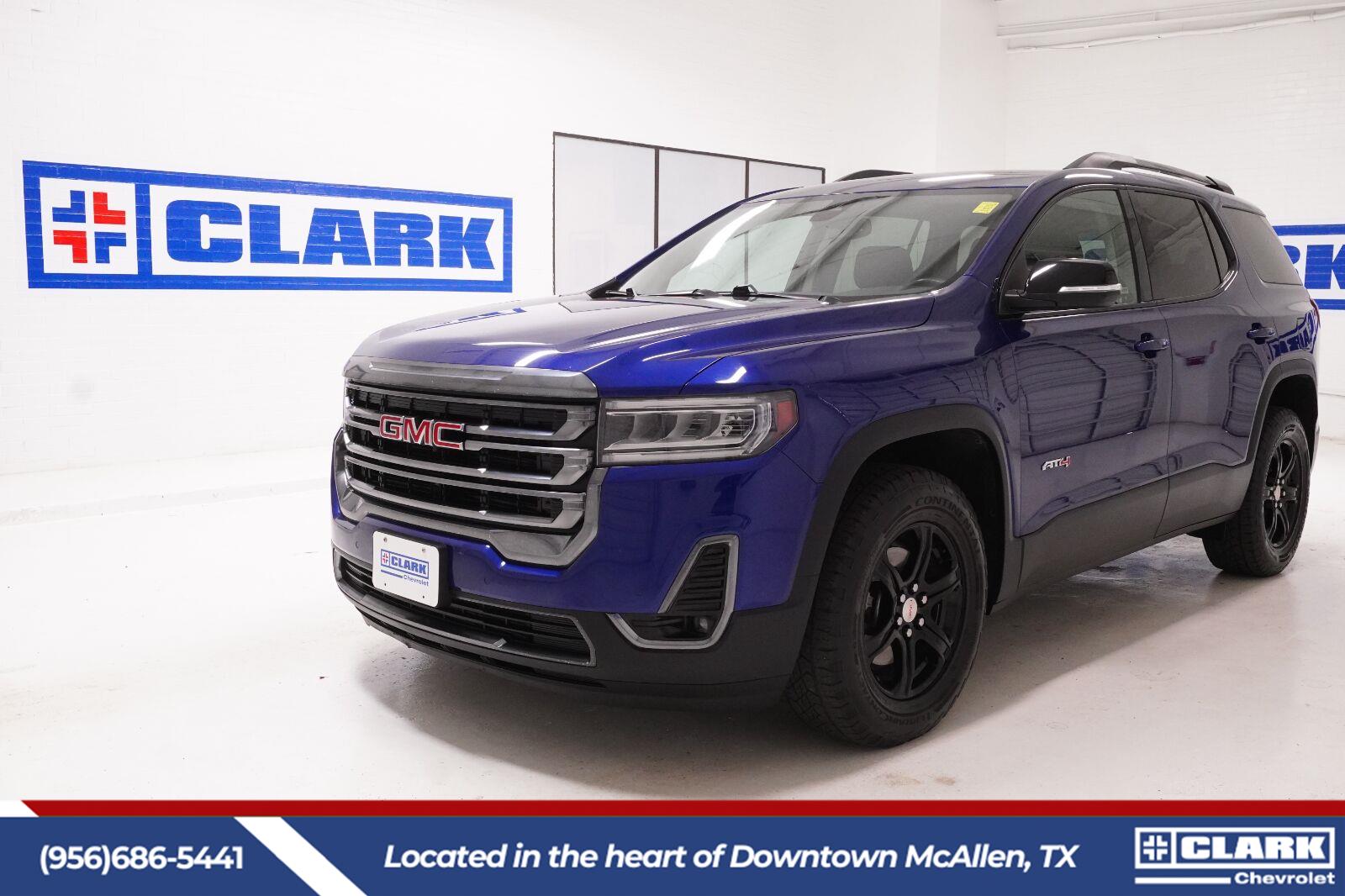 Ultra Blue Metallic 2023 GMC Acadia SUV / Crossover Four-Wheel Drive 9-Speed Automatic