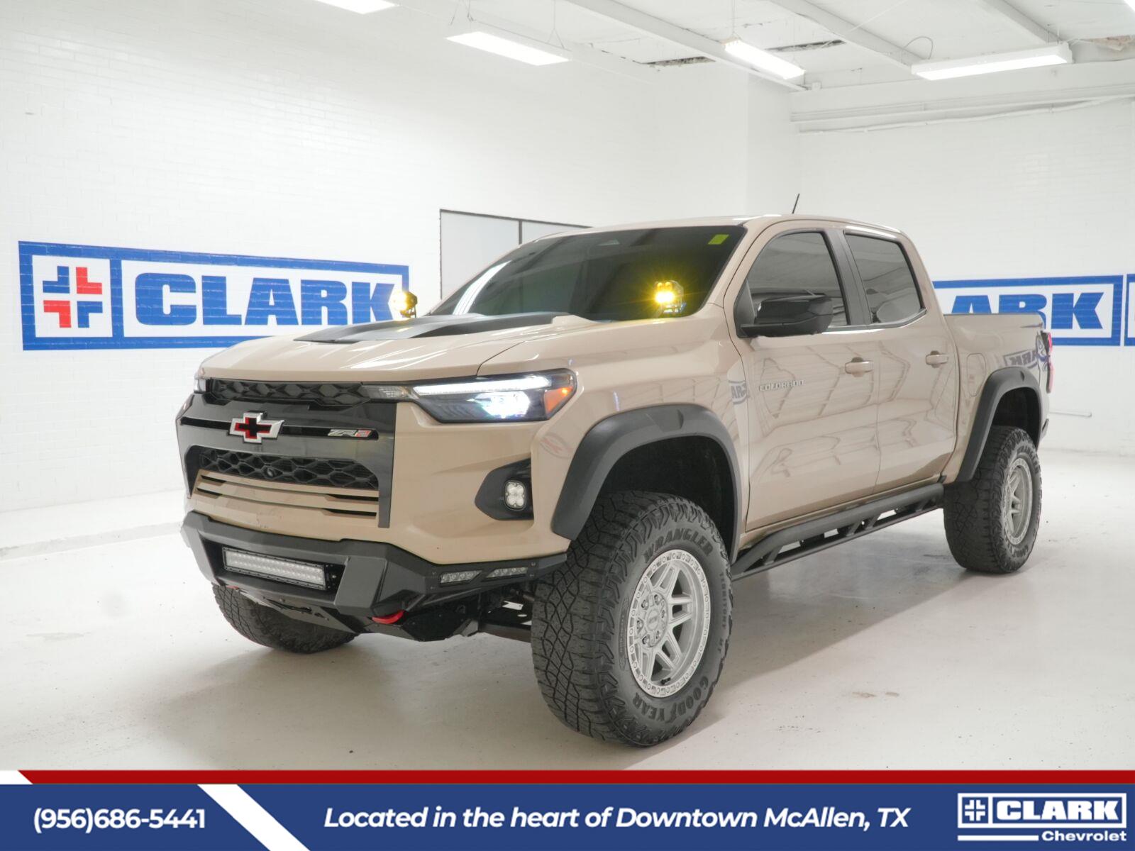 Sand Dune Metallic 2024 Chevrolet Colorado Pickup Truck Four-Wheel Drive 8-Speed Automatic