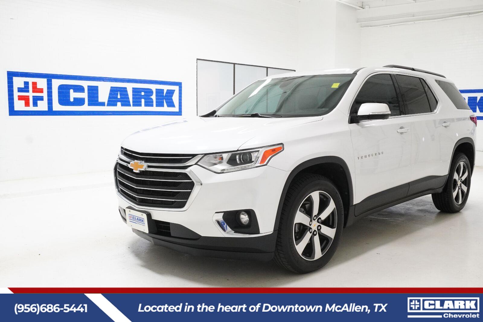 White (Iridescent Pearl Tricoat) 2020 Chevrolet Traverse SUV / Crossover Front-Wheel Drive 9-Speed Automatic