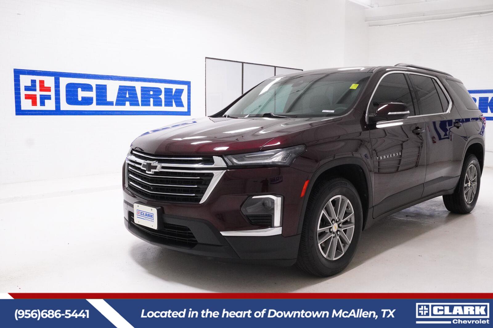 Black Cherry Metallic 2023 Chevrolet Traverse SUV / Crossover Front-Wheel Drive 9-Speed Automatic