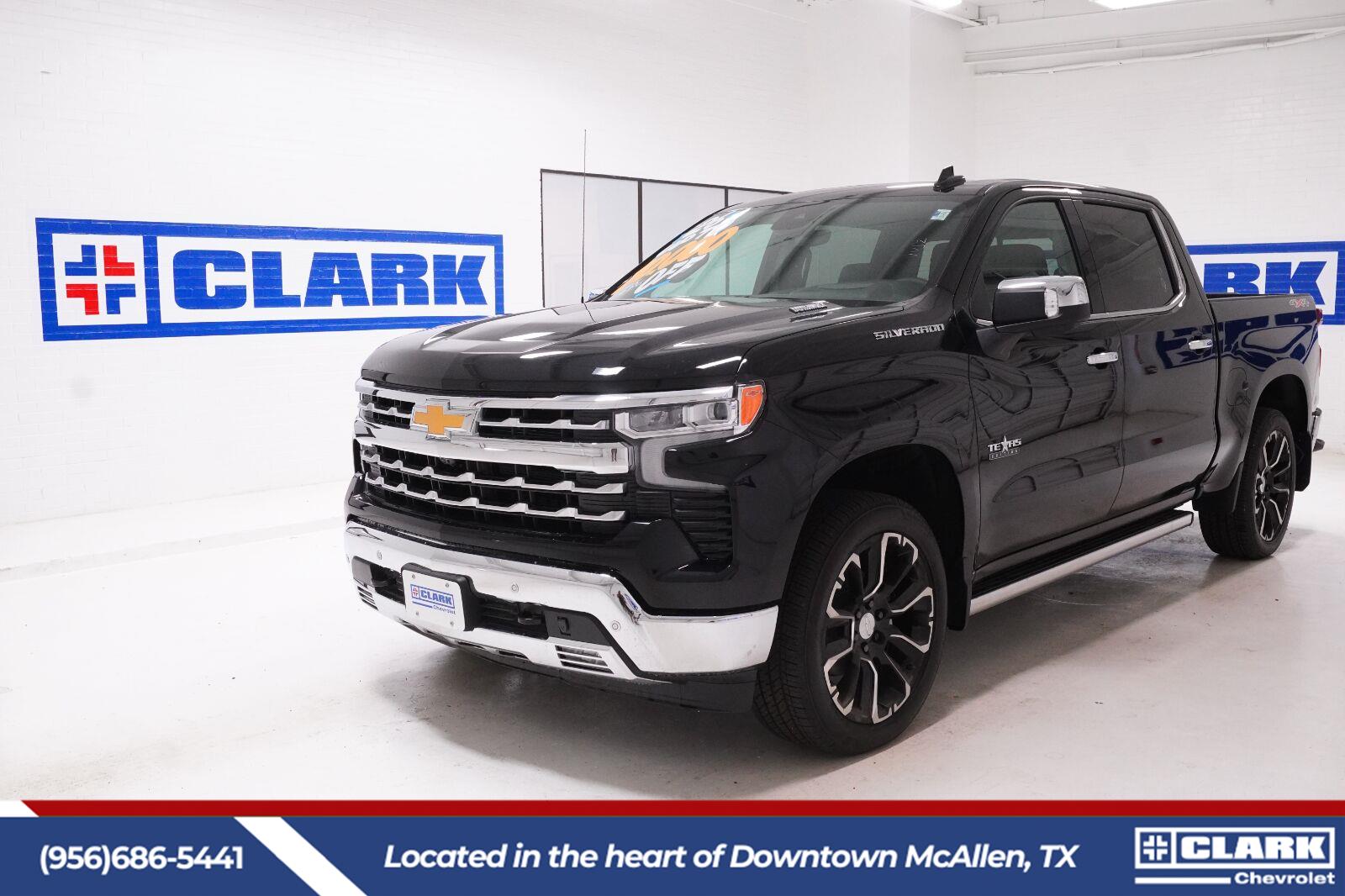 Black 2026 Chevrolet Silverado 1500 Pickup Truck Four-Wheel Drive Automatic