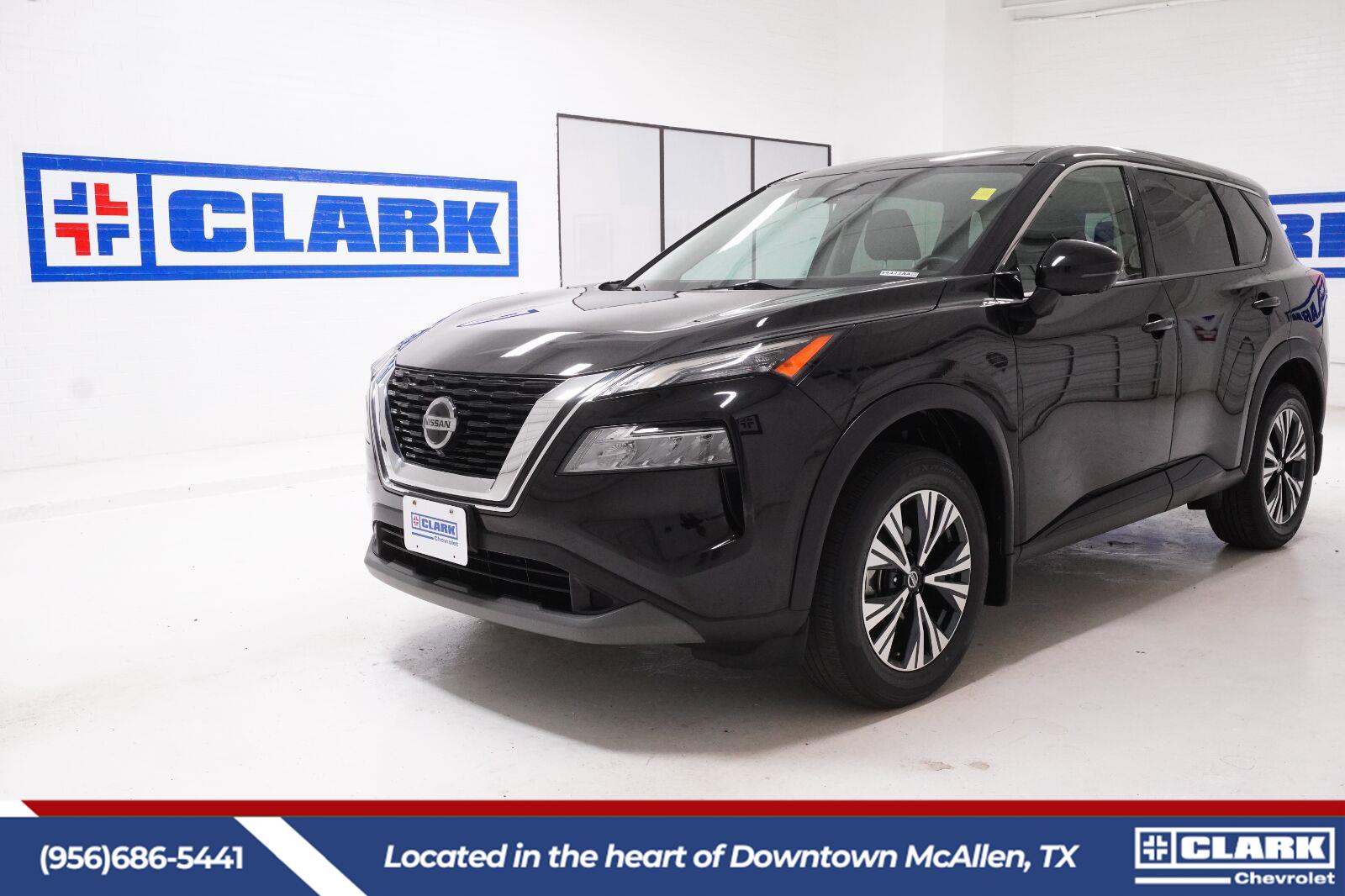 Super Black 2021 Nissan Rogue SUV / Crossover Front-Wheel Drive Continuously Variable Transmission