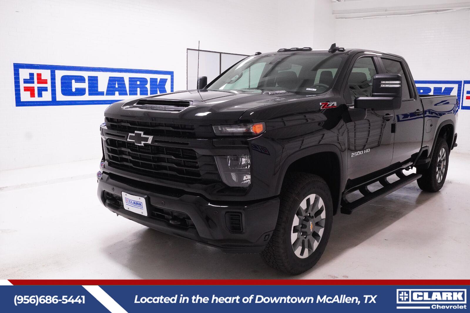 Black 2026 Chevrolet Silverado 2500HD Pickup Truck Four-Wheel Drive Automatic