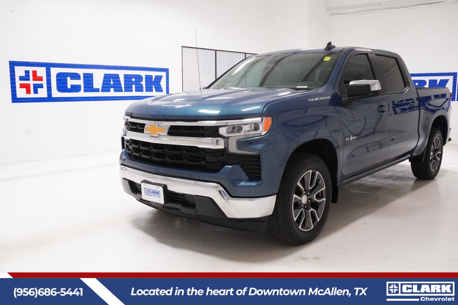 Lakeshore Blue Metallic 2024 Chevrolet Silverado 1500 Pickup Truck 4X2 8-Speed Automatic