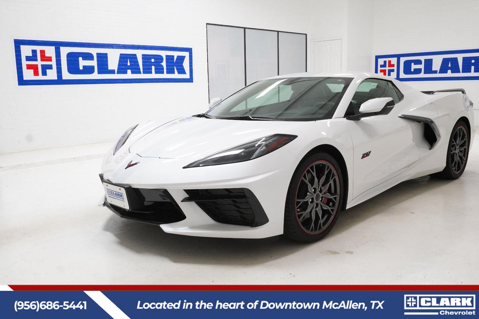White Pearl Metallic Tricoat 2023 Chevrolet Corvette Convertible Rear-Wheel Drive 8-Speed Dual Clutch