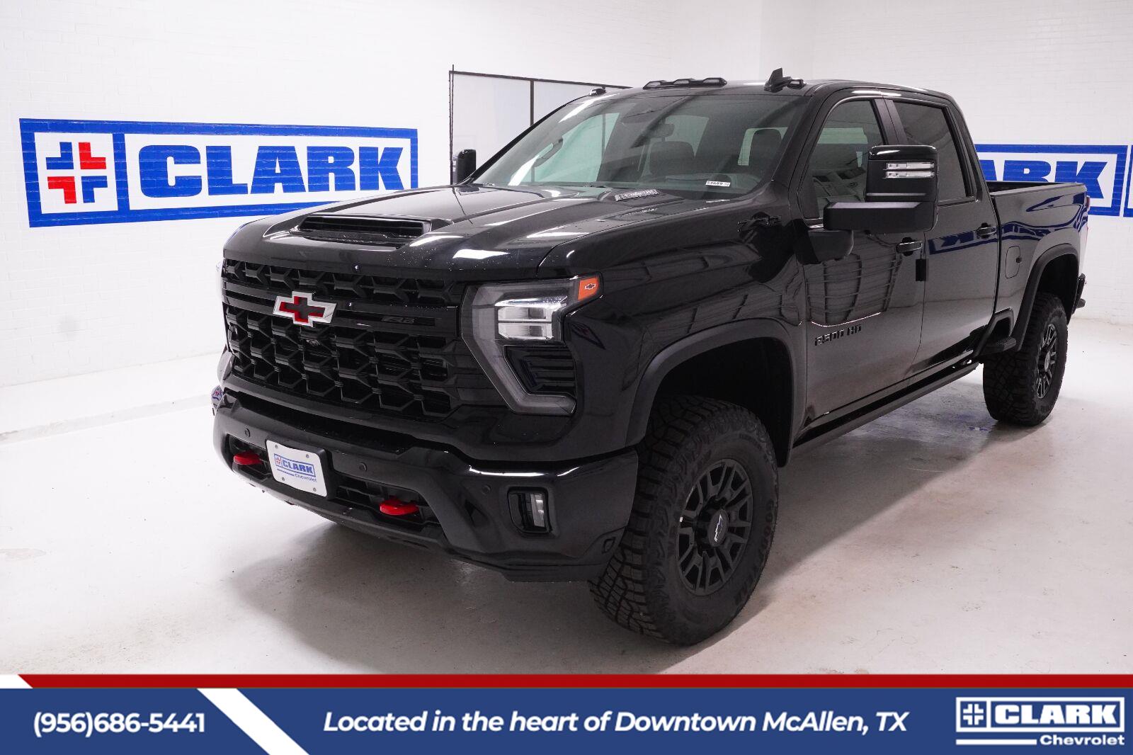 Black 2026 Chevrolet Silverado 2500HD Pickup Truck Four-Wheel Drive Automatic