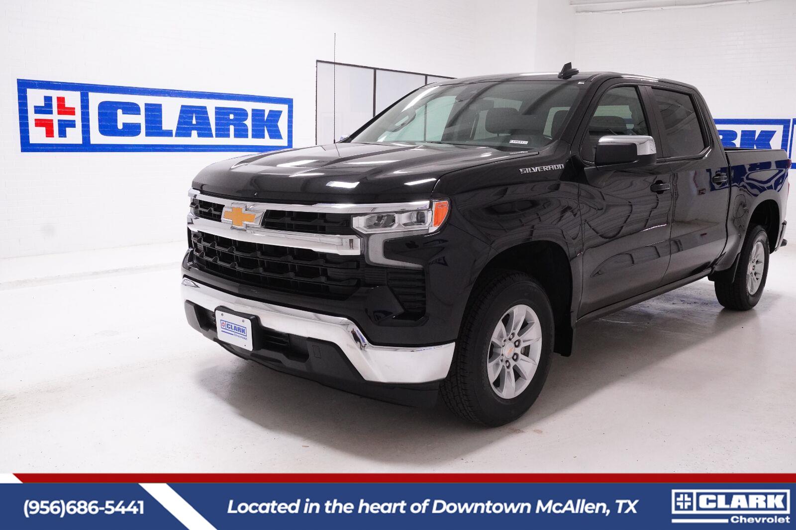 Black 2025 Chevrolet Silverado 1500 Pickup Truck 4X2 Automatic