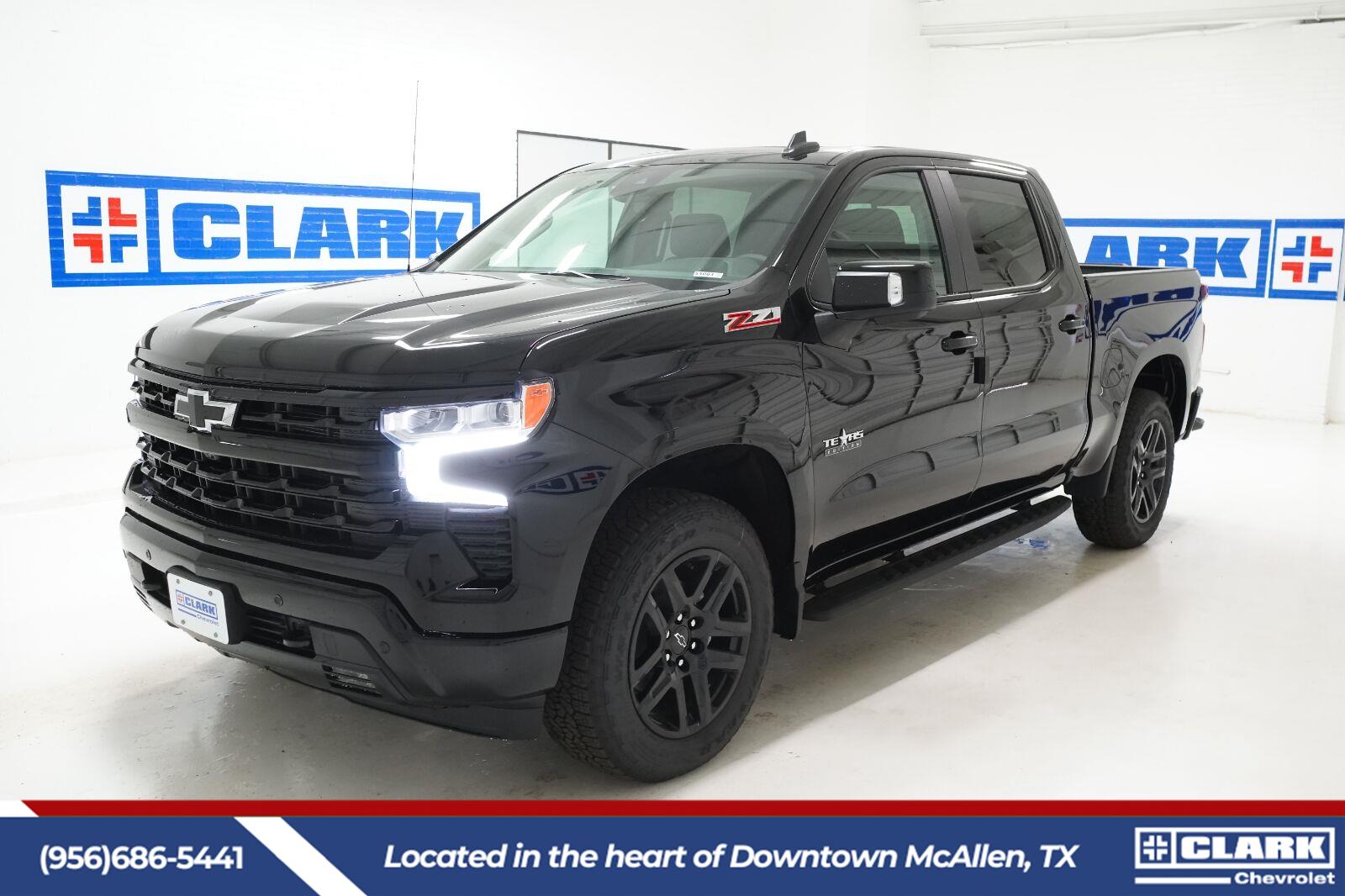 Black 2026 Chevrolet Silverado 1500 Pickup Truck Four-Wheel Drive Automatic