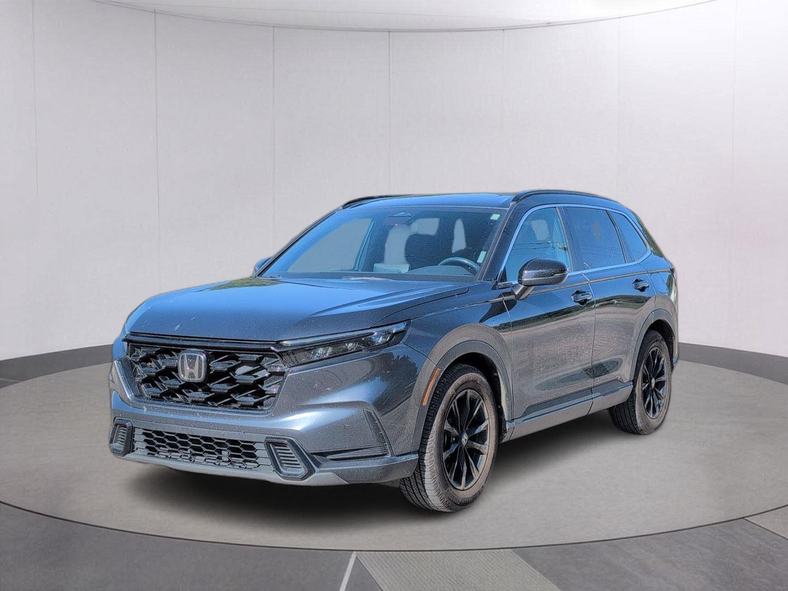 Meteorite Gray Metallic 2024 Honda CR-V Hybrid SUV / Crossover Front-Wheel Drive 1-Speed Dual Clutch