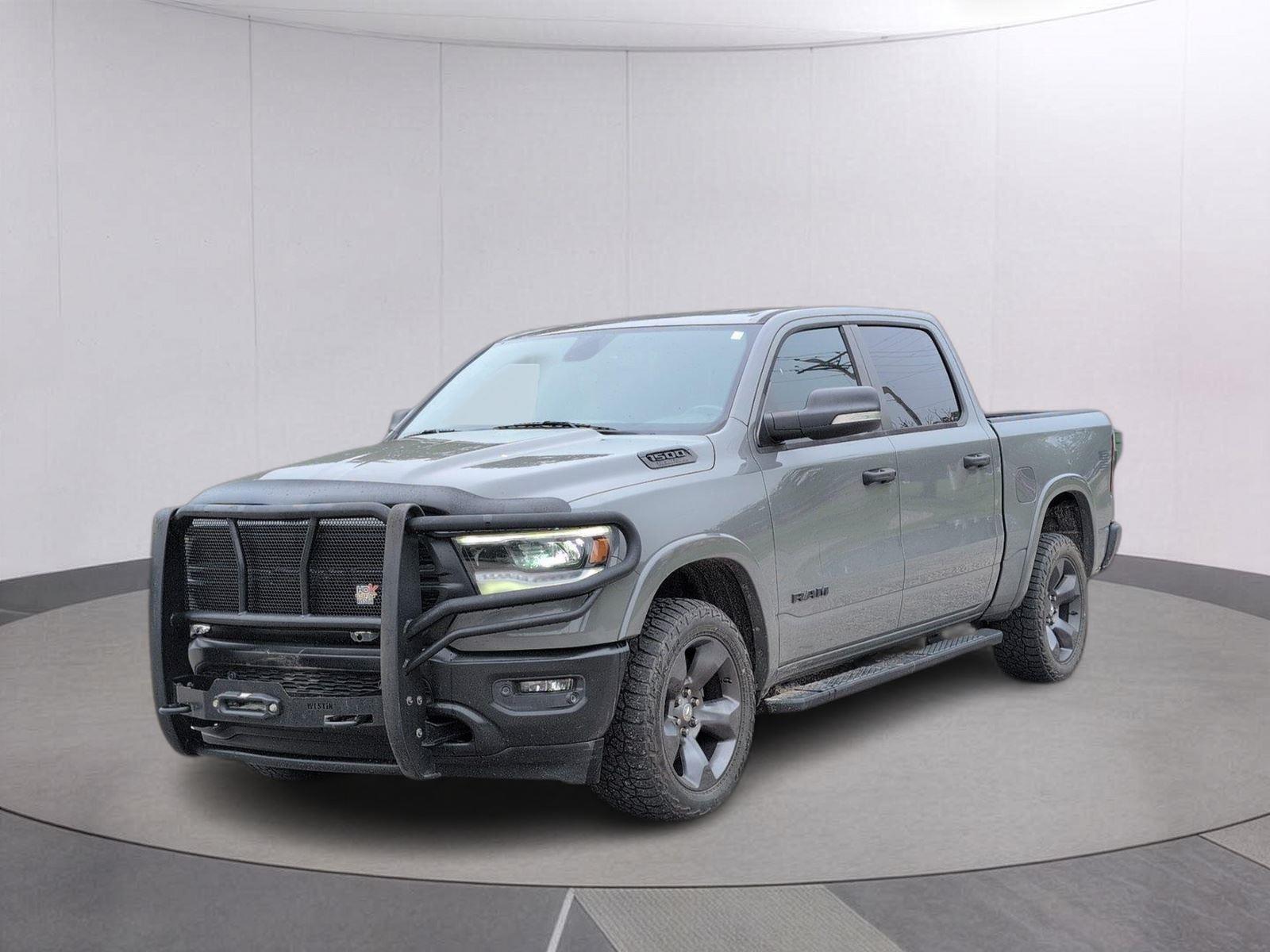 Ceramic Gray Clearcoat 2020 RAM 1500 Pickup Truck Four-Wheel Drive 8-Speed Automatic