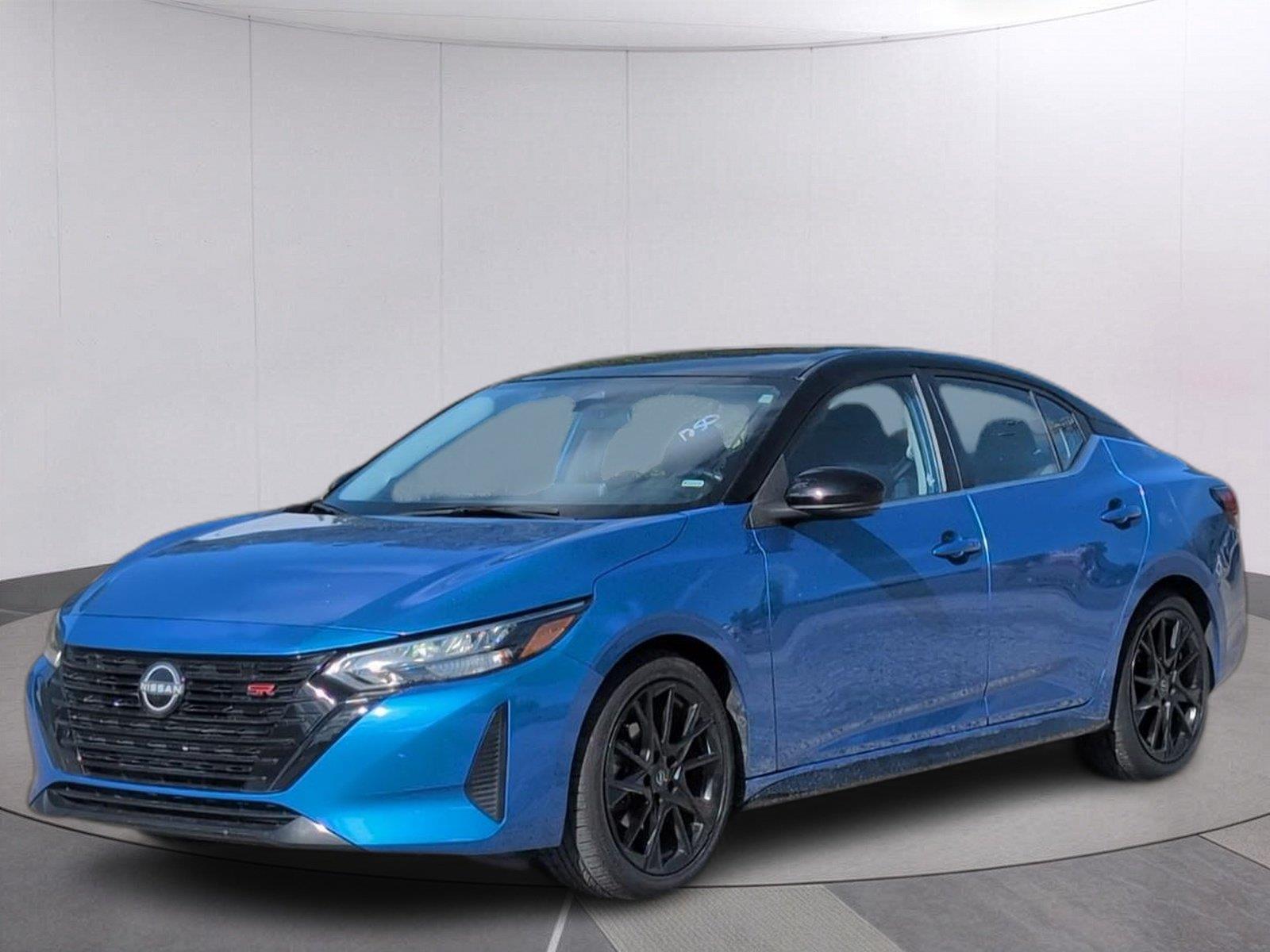 Electric Blue Metallic/Super Black 2025 Nissan Sentra Sedan Front-Wheel Drive Continuously Variable Transmission