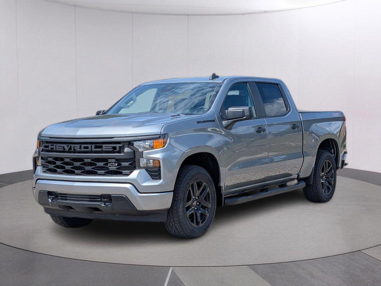 Sterling Gray Metallic 2026 Chevrolet Silverado 1500 Pickup Truck Four-Wheel Drive 8-Speed Automatic