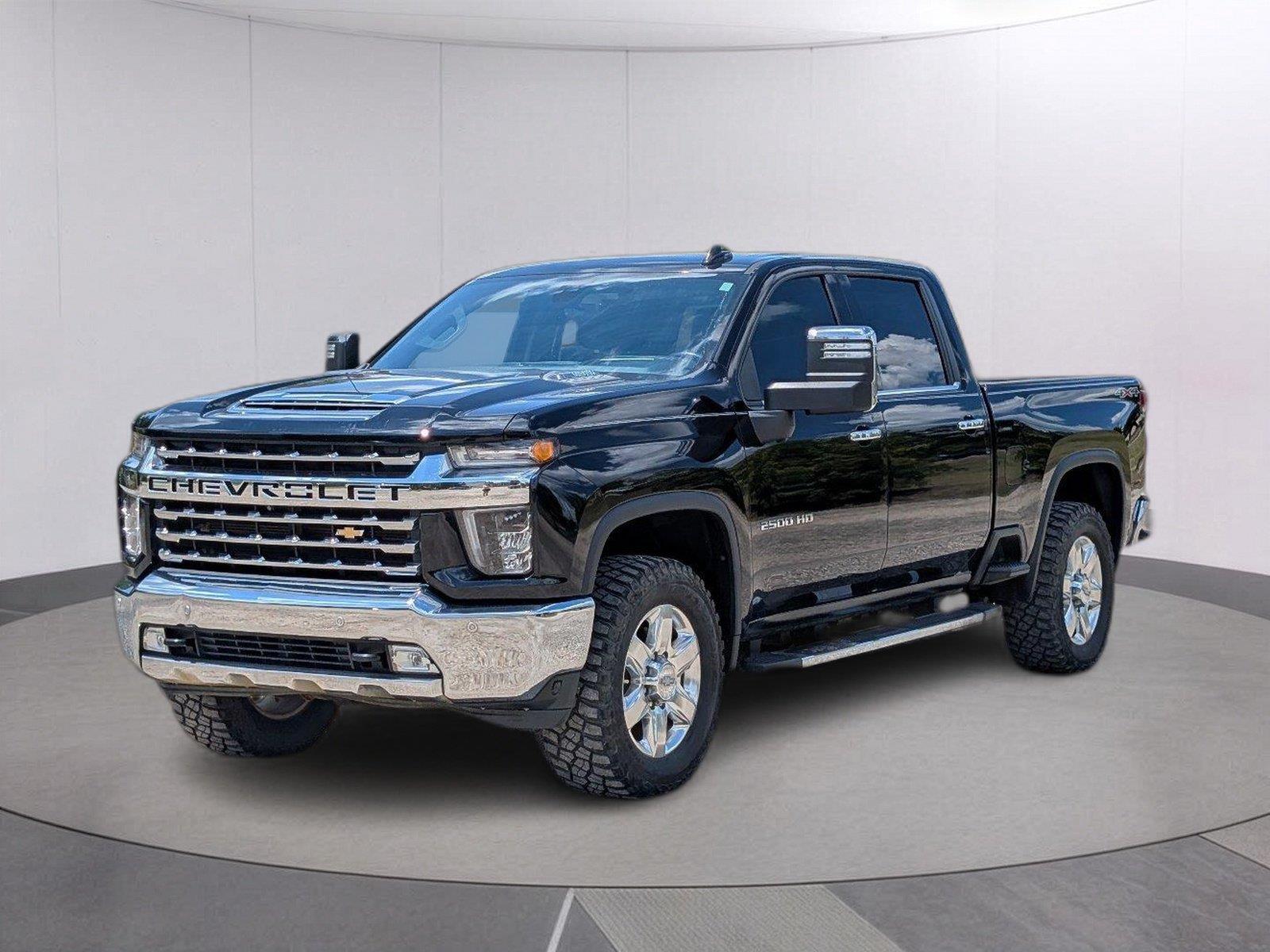 Black 2020 Chevrolet Silverado 2500HD Pickup Truck Four-Wheel Drive Automatic