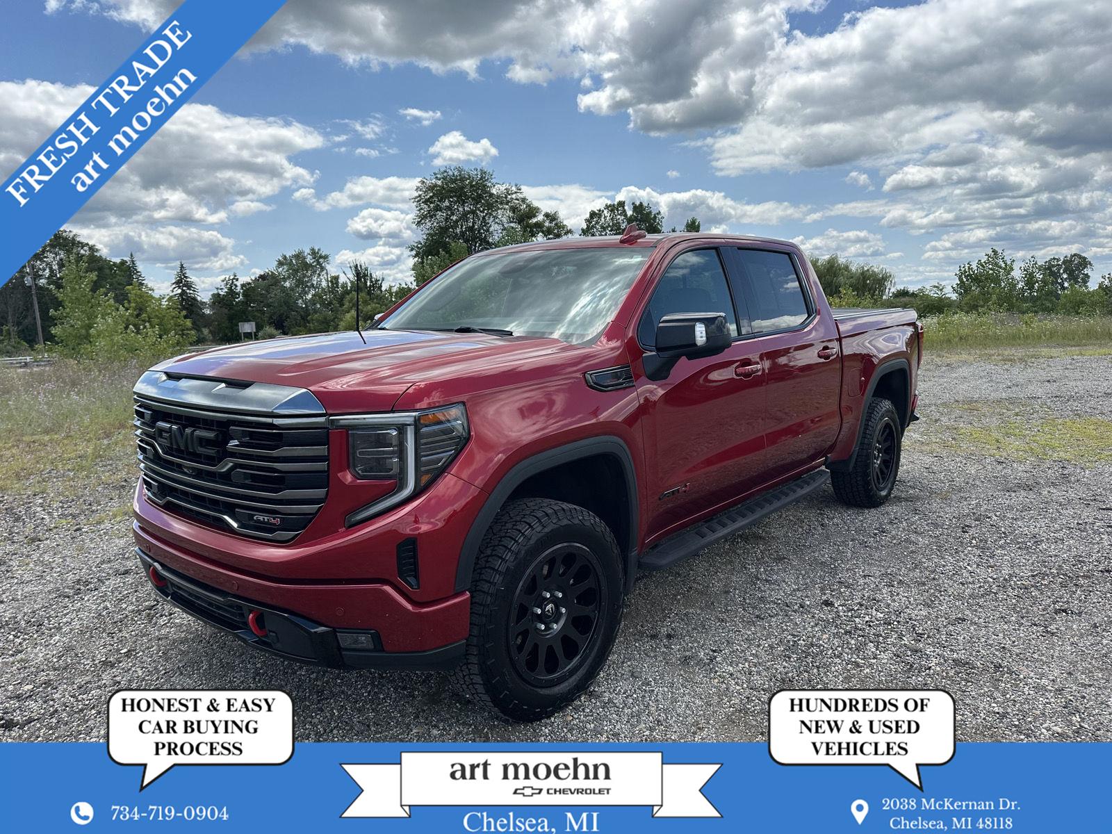 Volcanic Red Tintcoat 2023 GMC Sierra 1500 Pickup Truck Four-Wheel Drive Automatic
