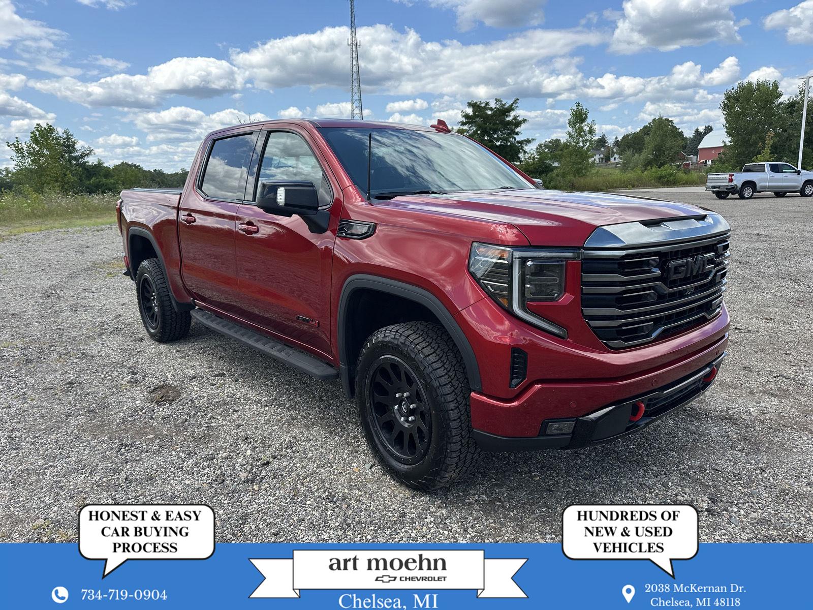 Volcanic Red Tintcoat 2023 GMC Sierra 1500 Pickup Truck Four-Wheel Drive Automatic