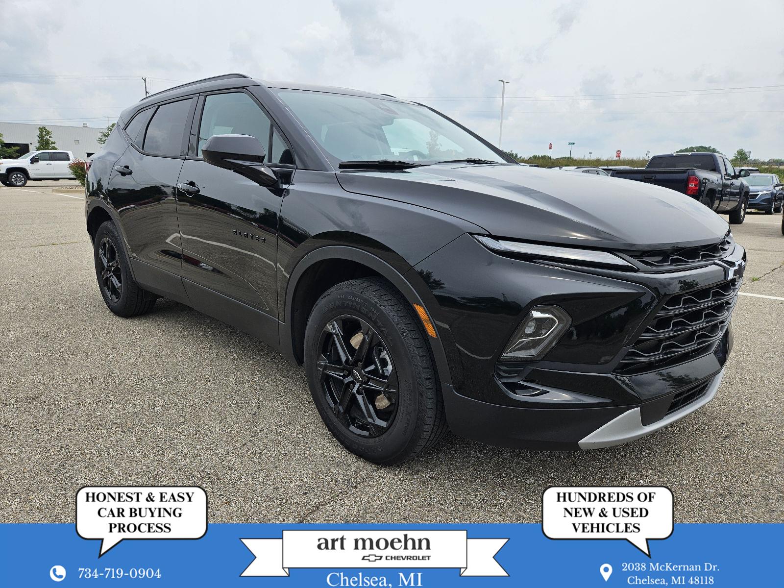 Black 2023 Chevrolet Blazer SUV / Crossover All-Wheel Drive 9-Speed Automatic