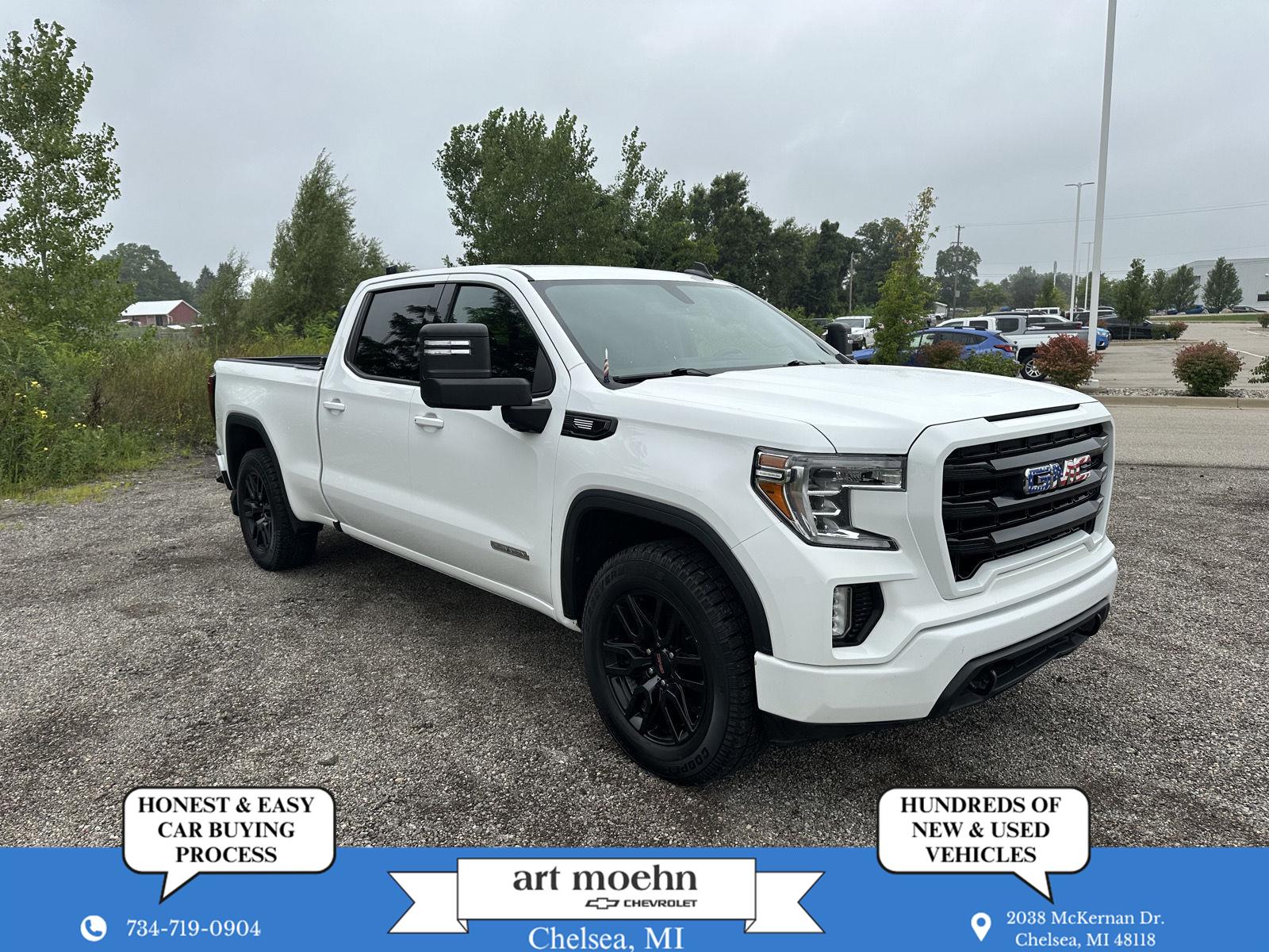 Summit White 2021 GMC Sierra 1500 Pickup Truck Four-Wheel Drive 8-Speed Automatic