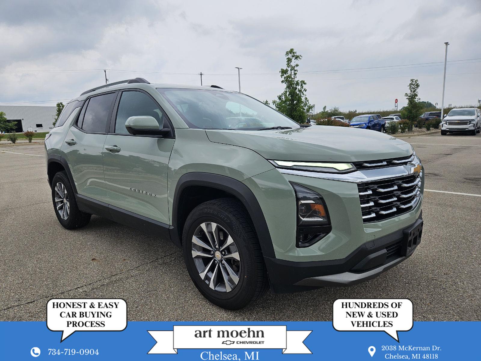 Cacti Green 2025 Chevrolet Equinox SUV / Crossover Front-Wheel Drive Continuously Variable Transmission