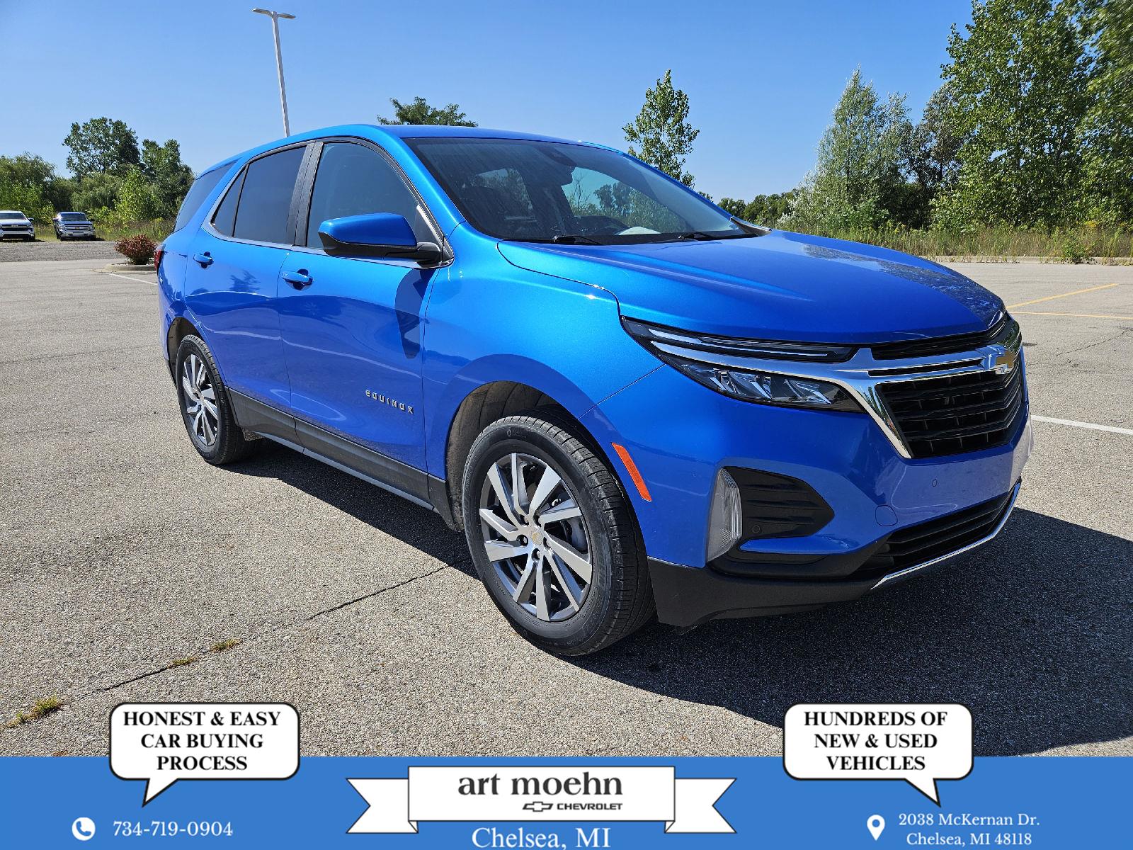 Riptide Blue Metallic 2024 Chevrolet Equinox SUV / Crossover Four-Wheel Drive 6-Speed Automatic Overdrive