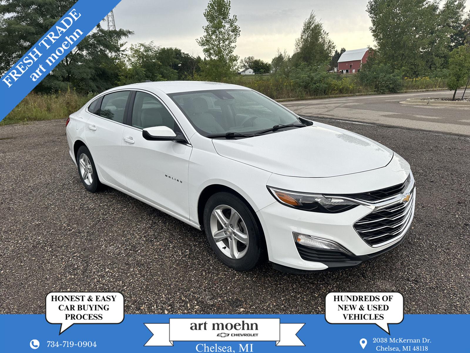 Summit White 2024 Chevrolet Malibu Sedan Front-Wheel Drive Continuously Variable Transmission
