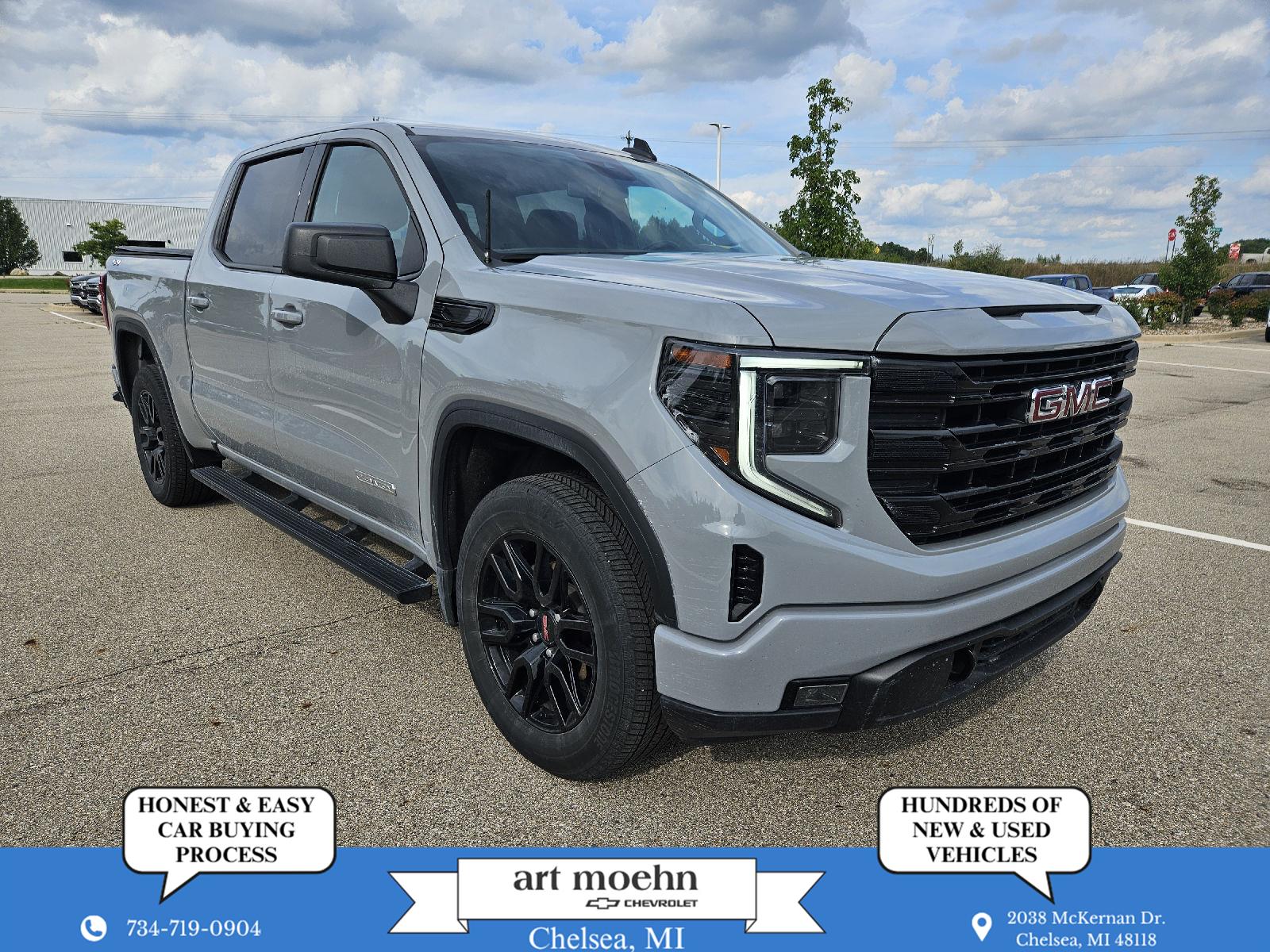 Thunderstorm Gray 2024 GMC Sierra 1500 Pickup Truck Four-Wheel Drive 8-Speed Automatic