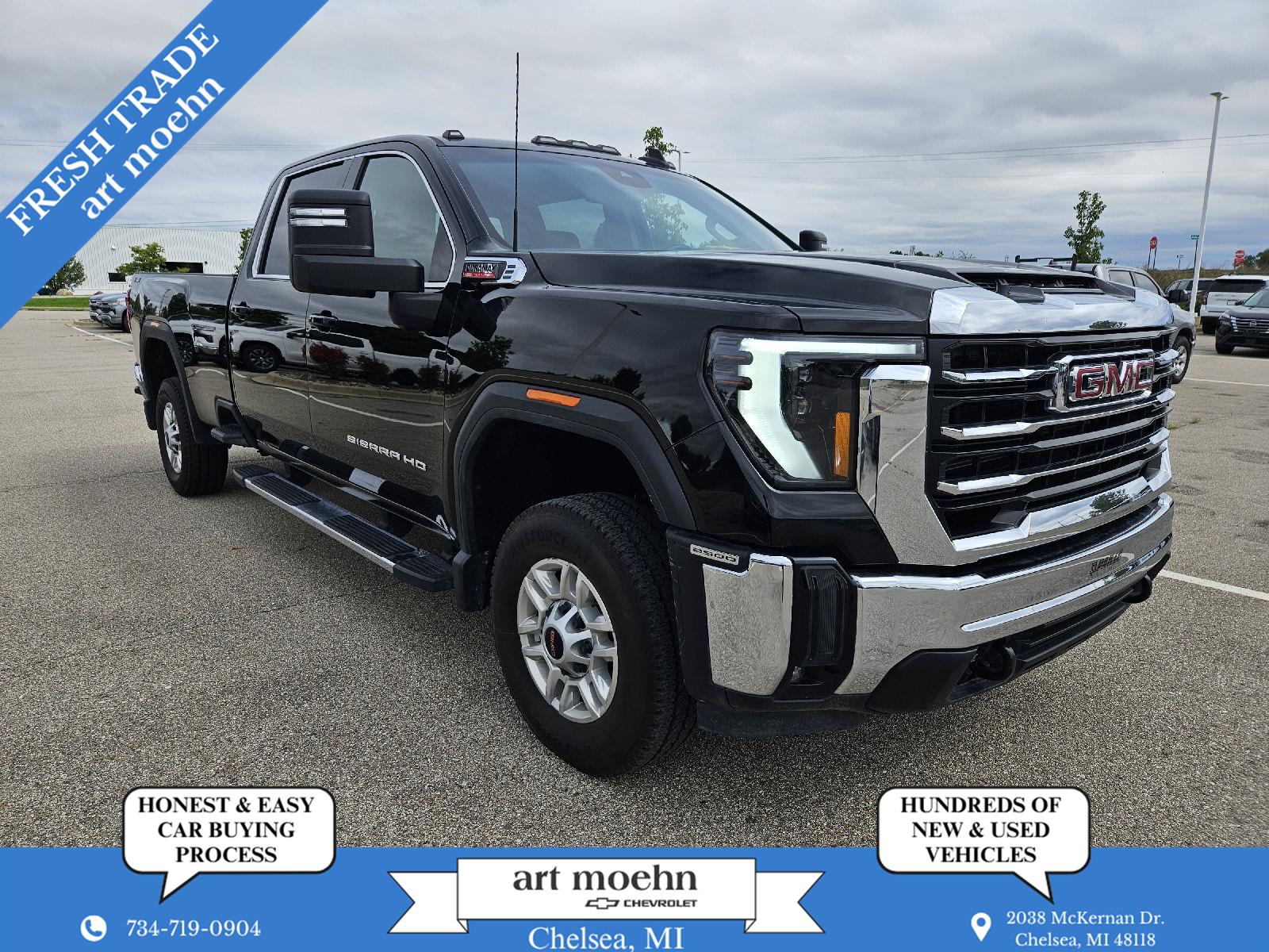 Onyx Black 2025 GMC Sierra 2500HD Pickup Truck Four-Wheel Drive Automatic