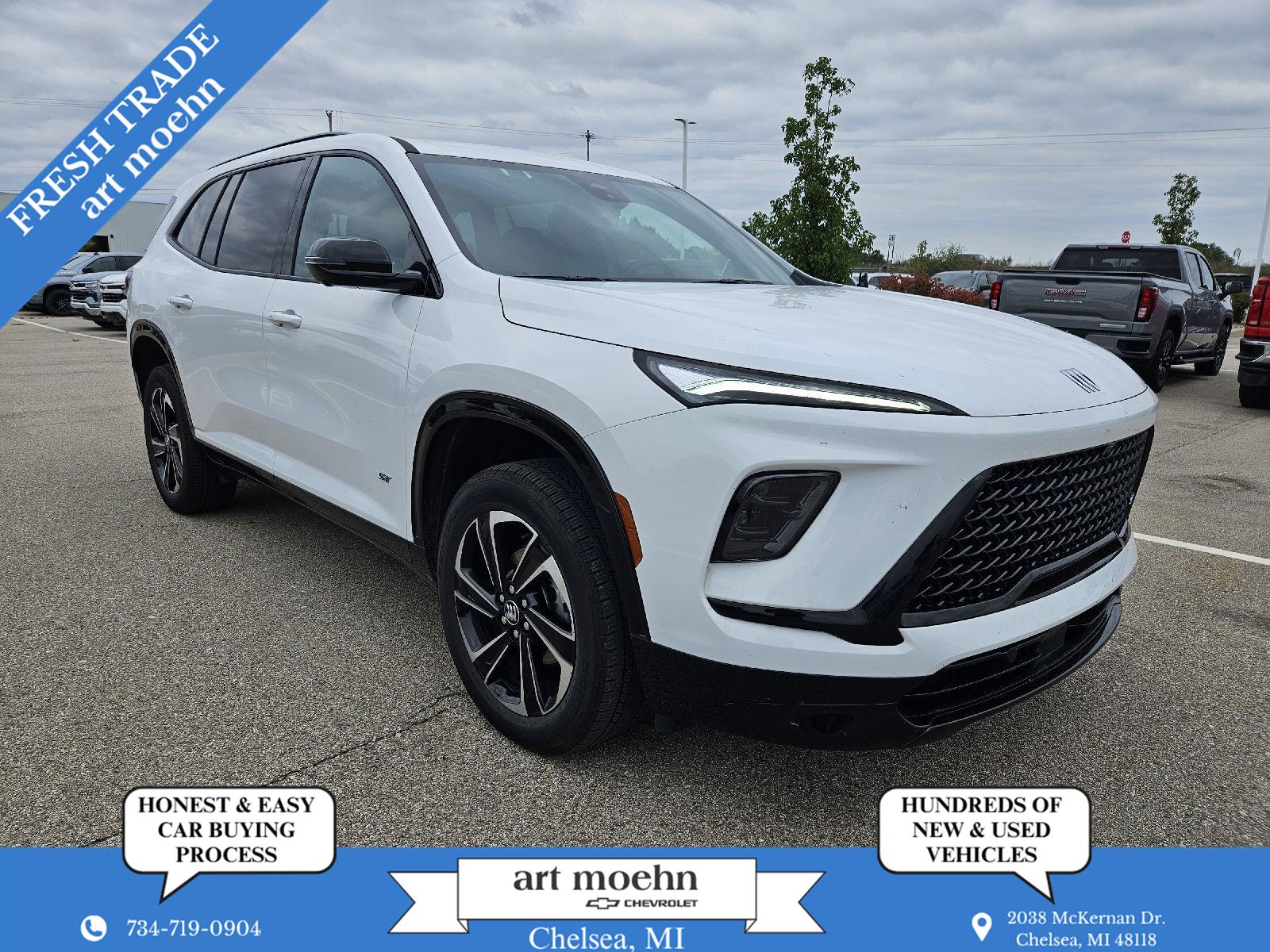 Summit White 2026 Buick Enclave SUV / Crossover Four-Wheel Drive 8-Speed Automatic