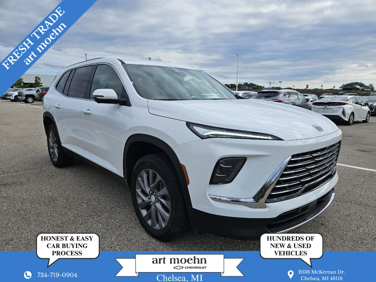 Summit White 2026 Buick Enclave SUV / Crossover Four-Wheel Drive 8-Speed Automatic