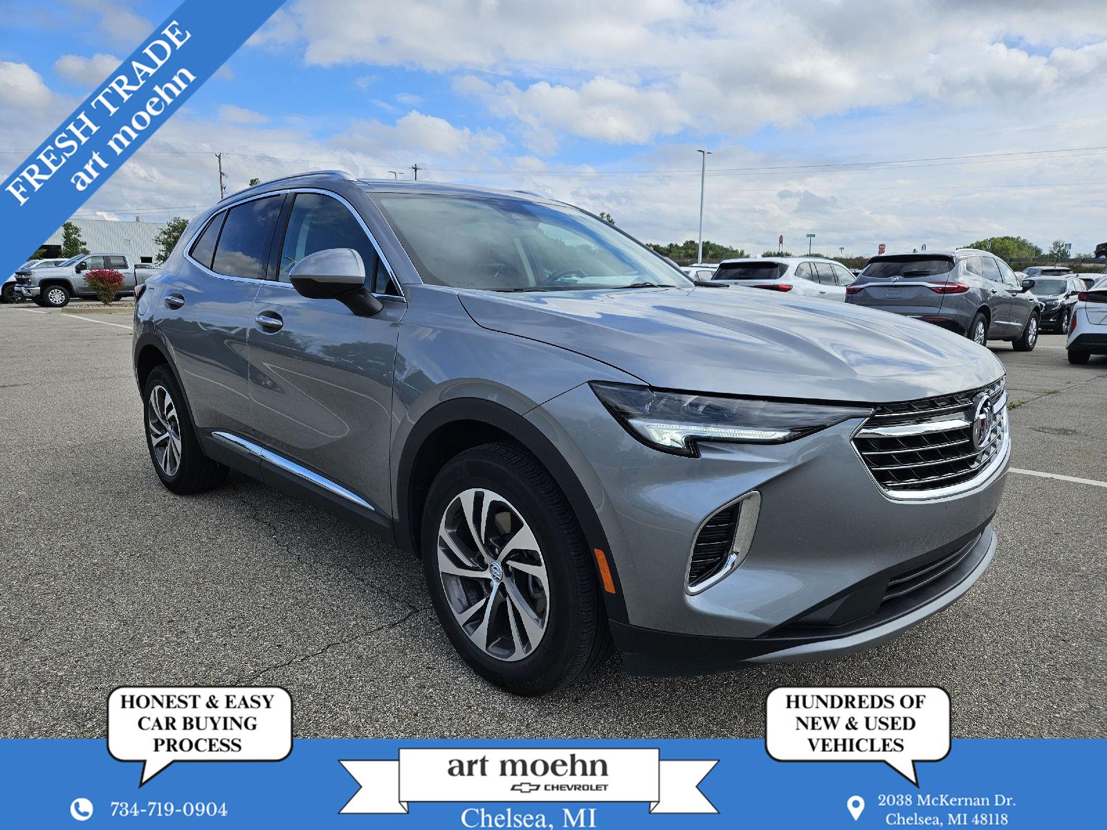 Moonstone Gray Metallic 2023 Buick Envision SUV / Crossover All-Wheel Drive 9-Speed Automatic