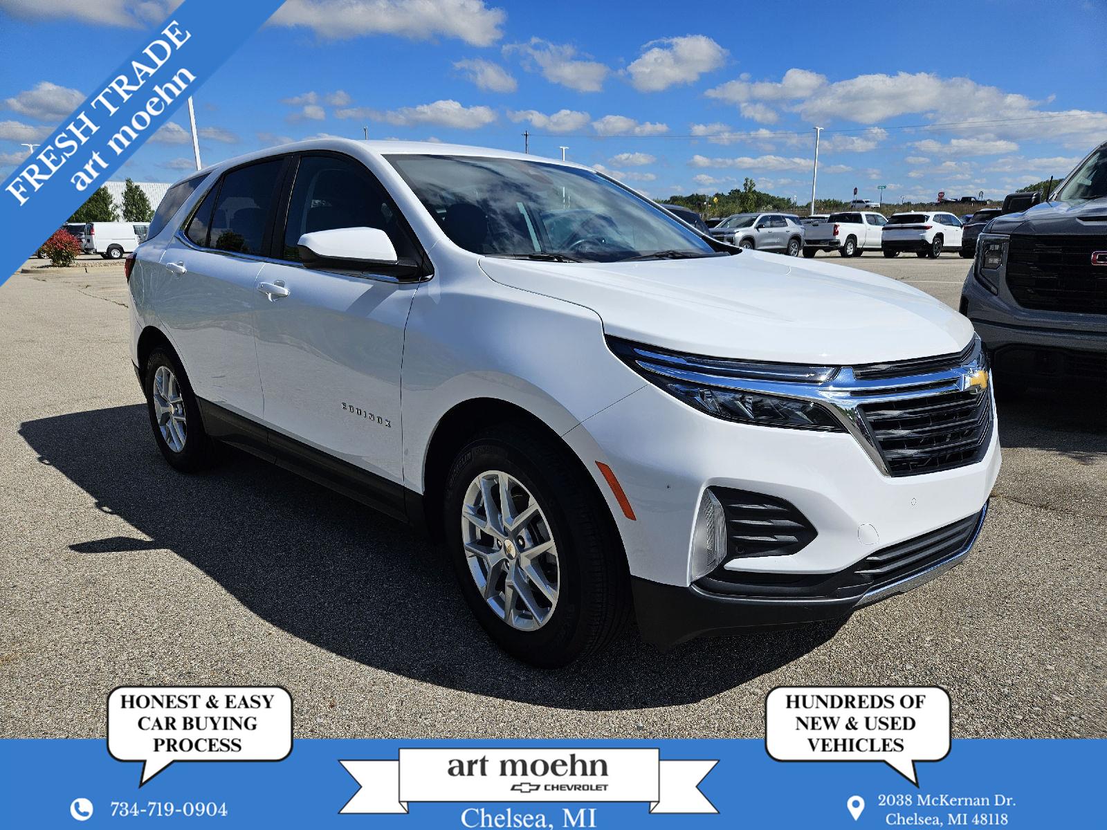 Summit White 2024 Chevrolet Equinox SUV / Crossover Front-Wheel Drive 6-Speed Automatic Overdrive