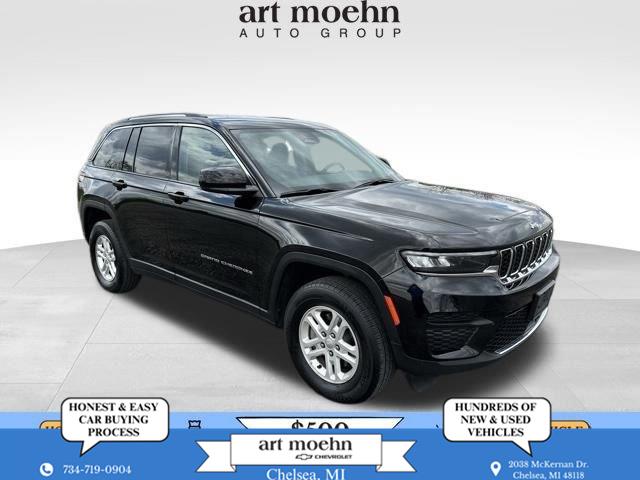Diamond Black Crystal Pearl 2023 Jeep Grand Cherokee SUV / Crossover Four-Wheel Drive 8-Speed Automatic