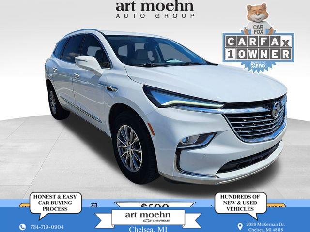 Summit White 2023 Buick Enclave SUV / Crossover Front-Wheel Drive 9-Speed Automatic