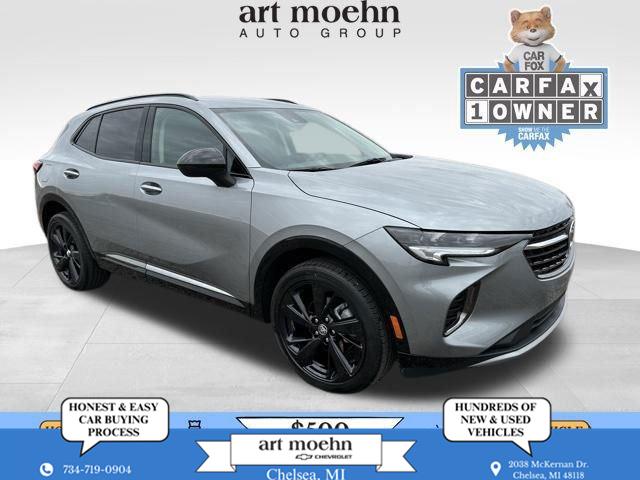 Moonstone Gray Metallic 2023 Buick Envision SUV / Crossover All-Wheel Drive 9-Speed Automatic