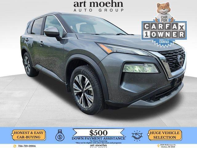 Gray (Gun Metallic) 2023 Nissan Rogue SUV / Crossover All-Wheel Drive Continuously Variable Transmission