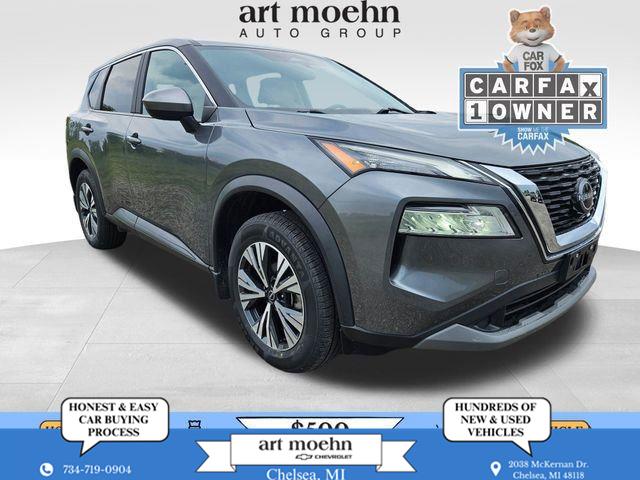 Gray (Gun Metallic) 2023 Nissan Rogue SUV / Crossover All-Wheel Drive Continuously Variable Transmission