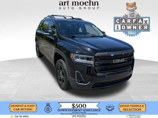 Black (Ebony Twilight Metallic) 2021 GMC Acadia SUV / Crossover Four-Wheel Drive 9-Speed Automatic