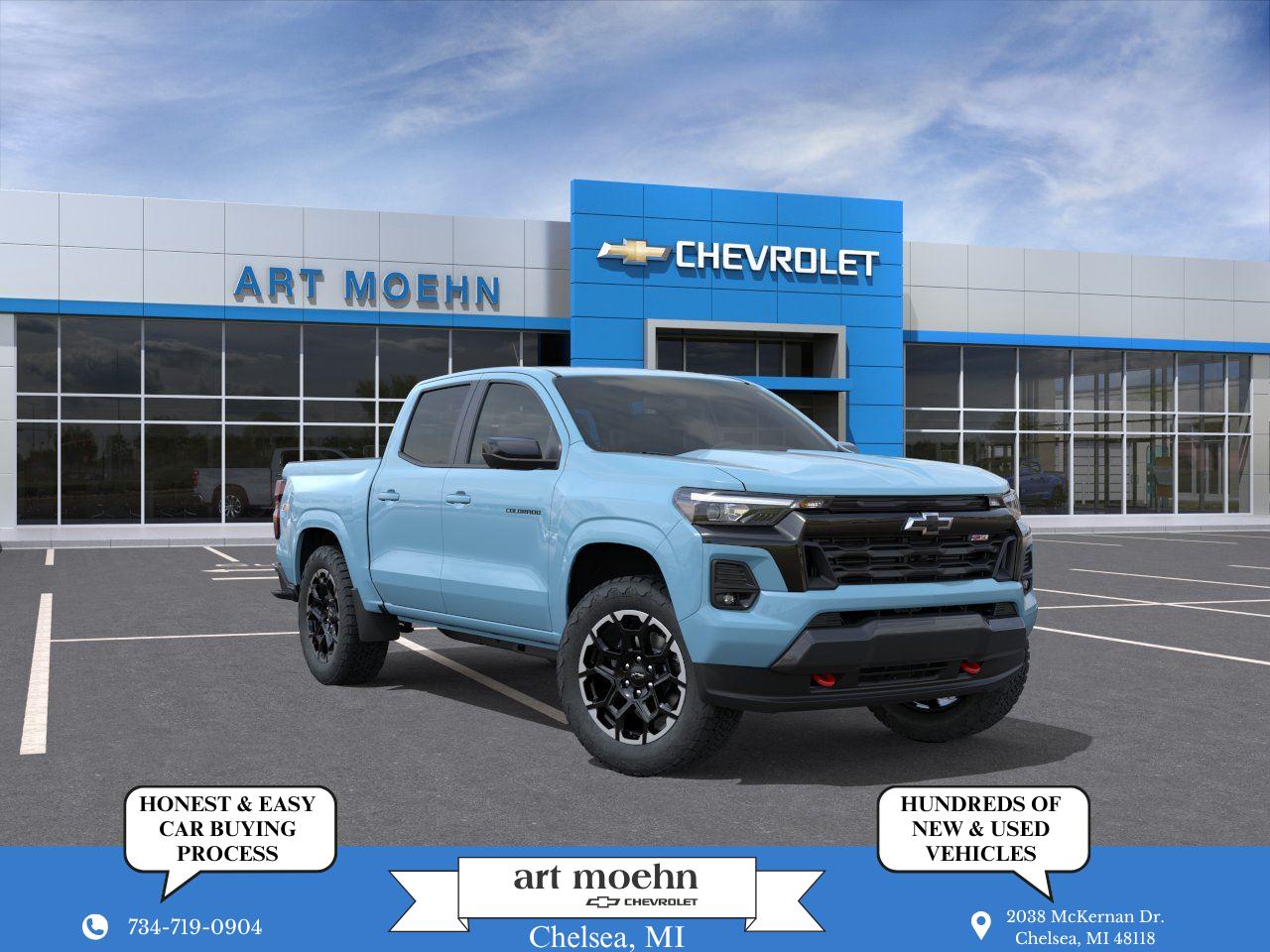 Snowdrift Metallic 2026 Chevrolet Colorado Pickup Truck Four-Wheel Drive 8-Speed Automatic