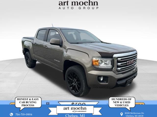 Bronze Alloy Metallic 2015 GMC Canyon Pickup Truck Four-Wheel Drive 6-Speed Automatic