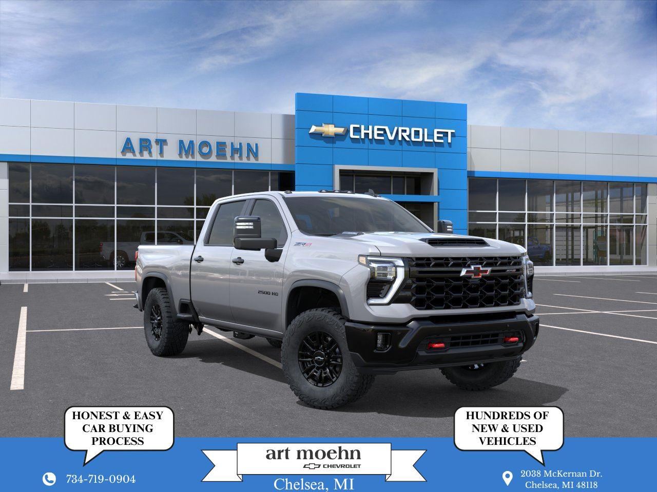 Sterling Gray Metallic 2026 Chevrolet Silverado 2500HD Pickup Truck Four-Wheel Drive Automatic
