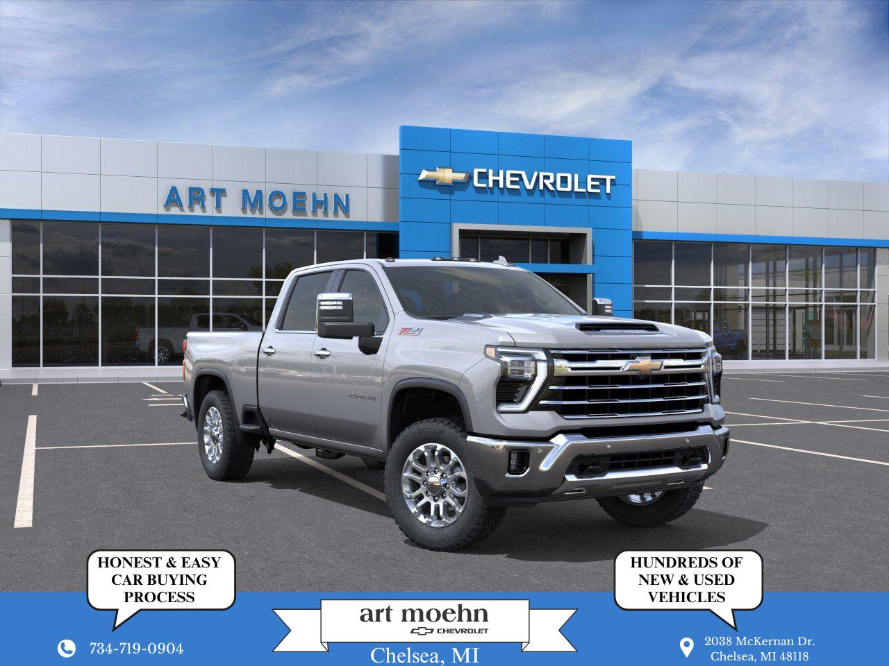 Sterling Gray Metallic 2026 Chevrolet Silverado 2500HD Pickup Truck Four-Wheel Drive Automatic