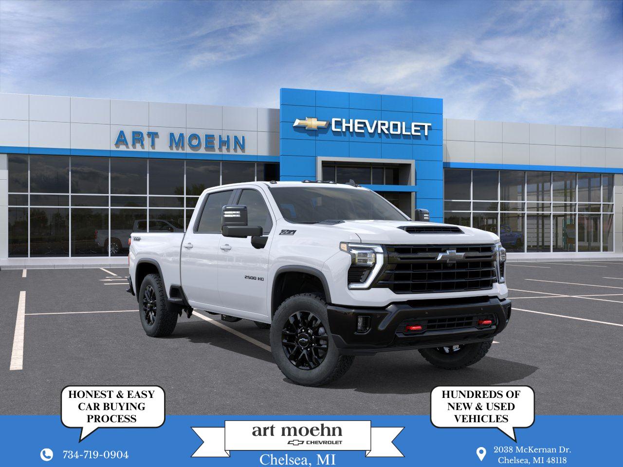 Summit White 2026 Chevrolet Silverado 2500HD Pickup Truck Four-Wheel Drive Automatic