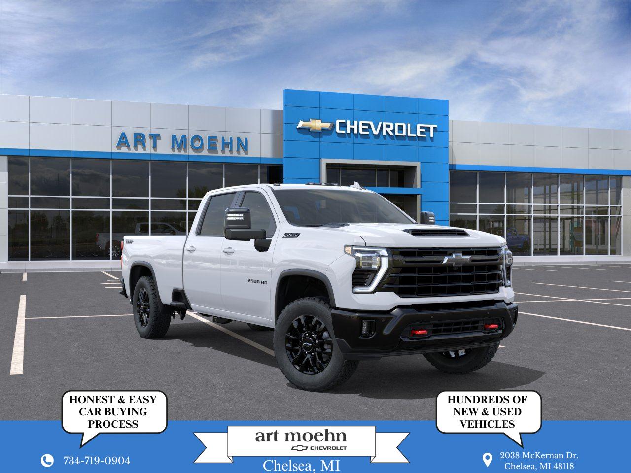 Summit White 2026 Chevrolet Silverado 2500HD Pickup Truck Four-Wheel Drive Automatic