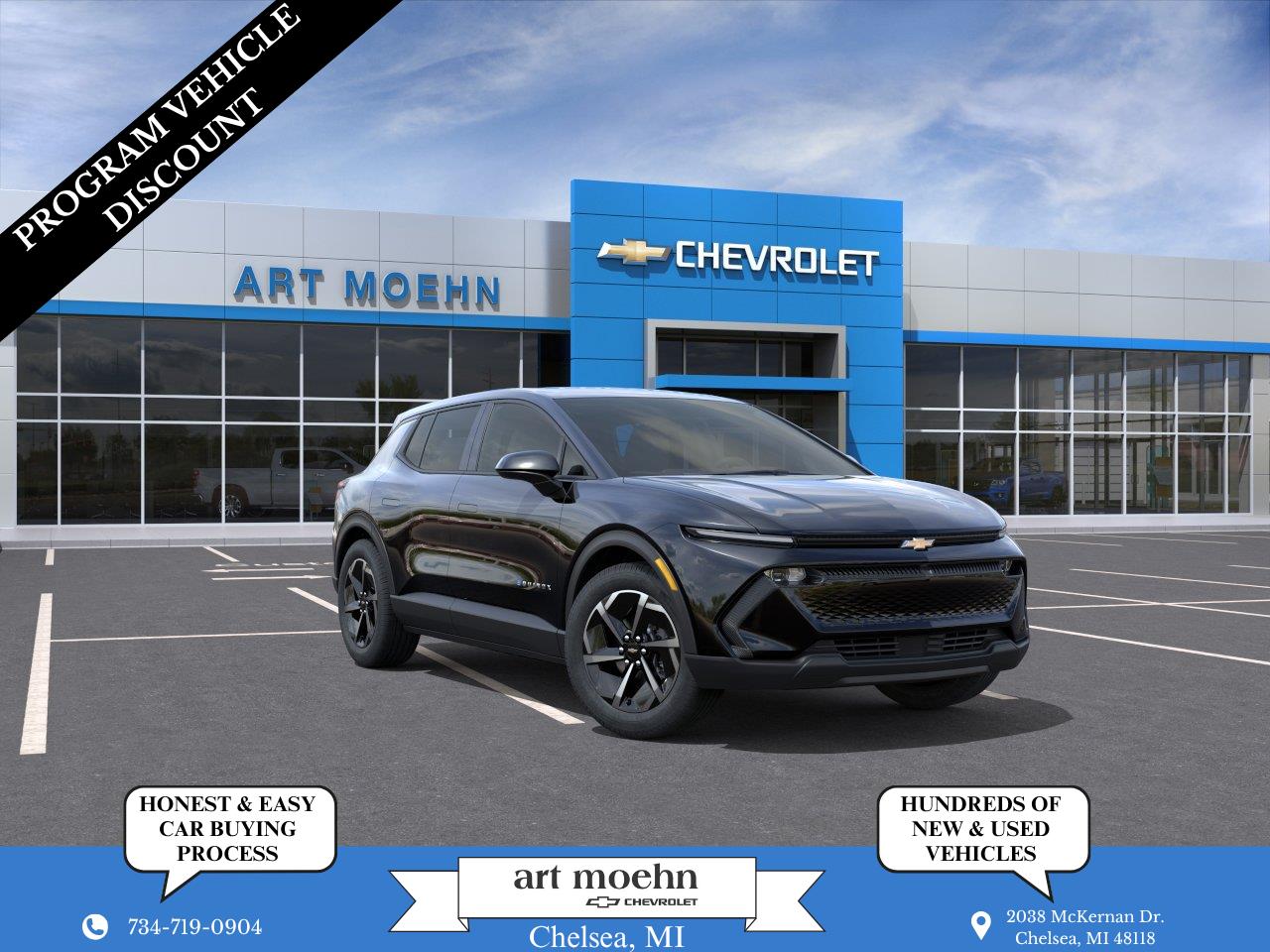 Black 2026 Chevrolet Equinox EV SUV / Crossover Front-Wheel Drive Automatic