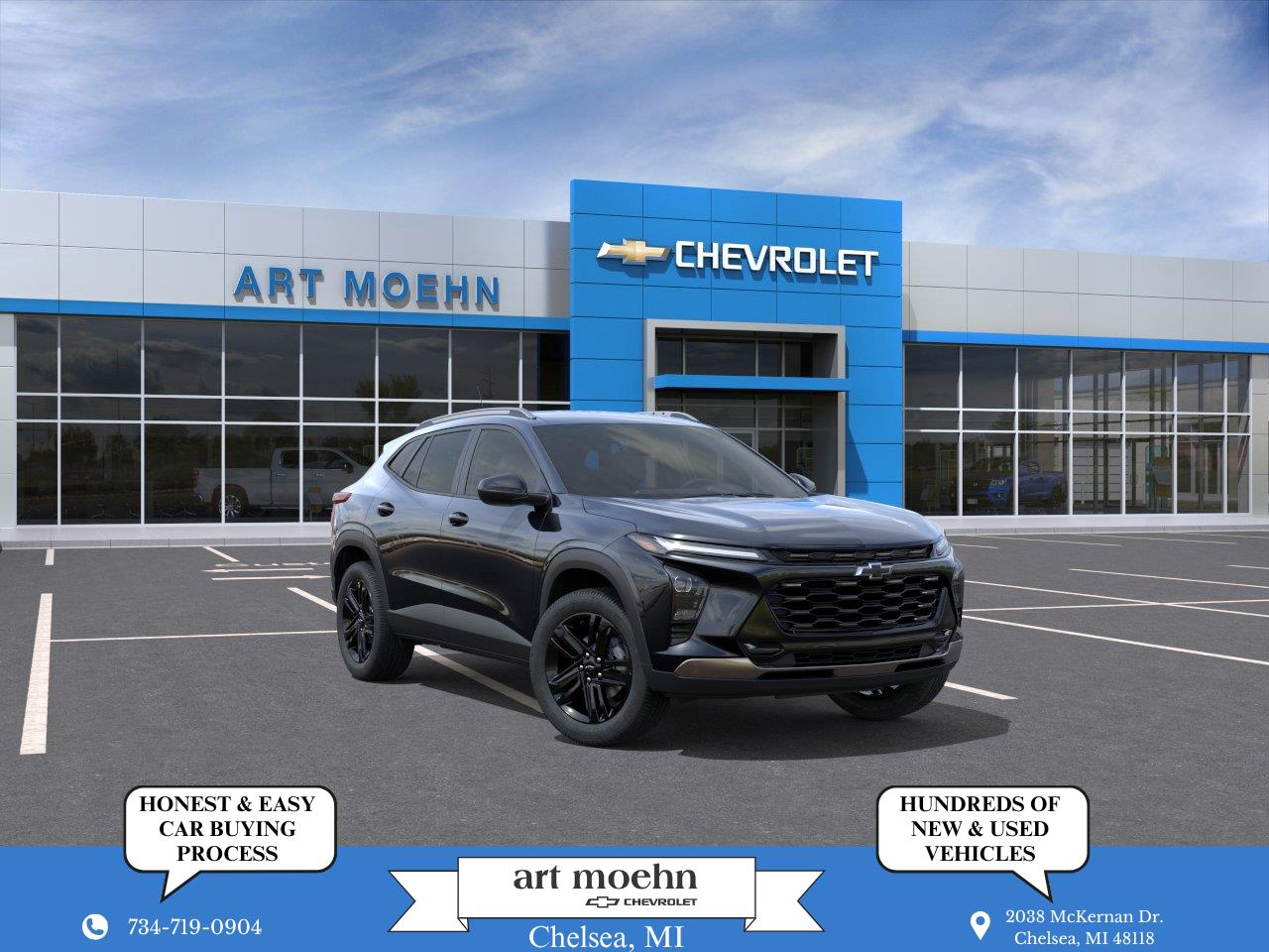 Mosaic Black Metallic 2026 Chevrolet Trax SUV / Crossover Front-Wheel Drive 6-Speed Automatic