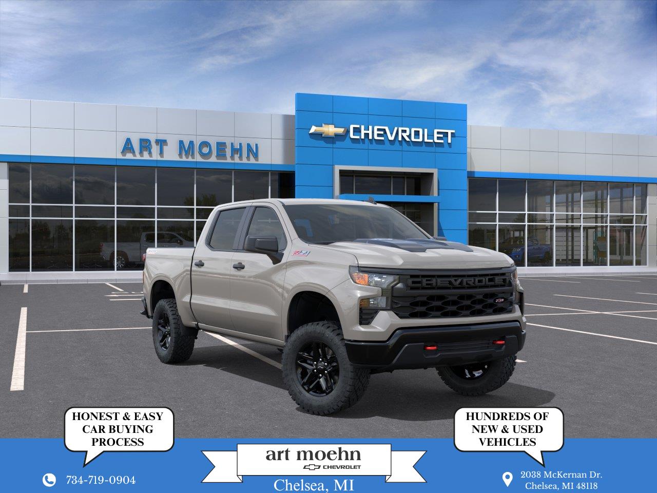White Sands 2026 Chevrolet Silverado 1500 Pickup Truck Four-Wheel Drive Automatic