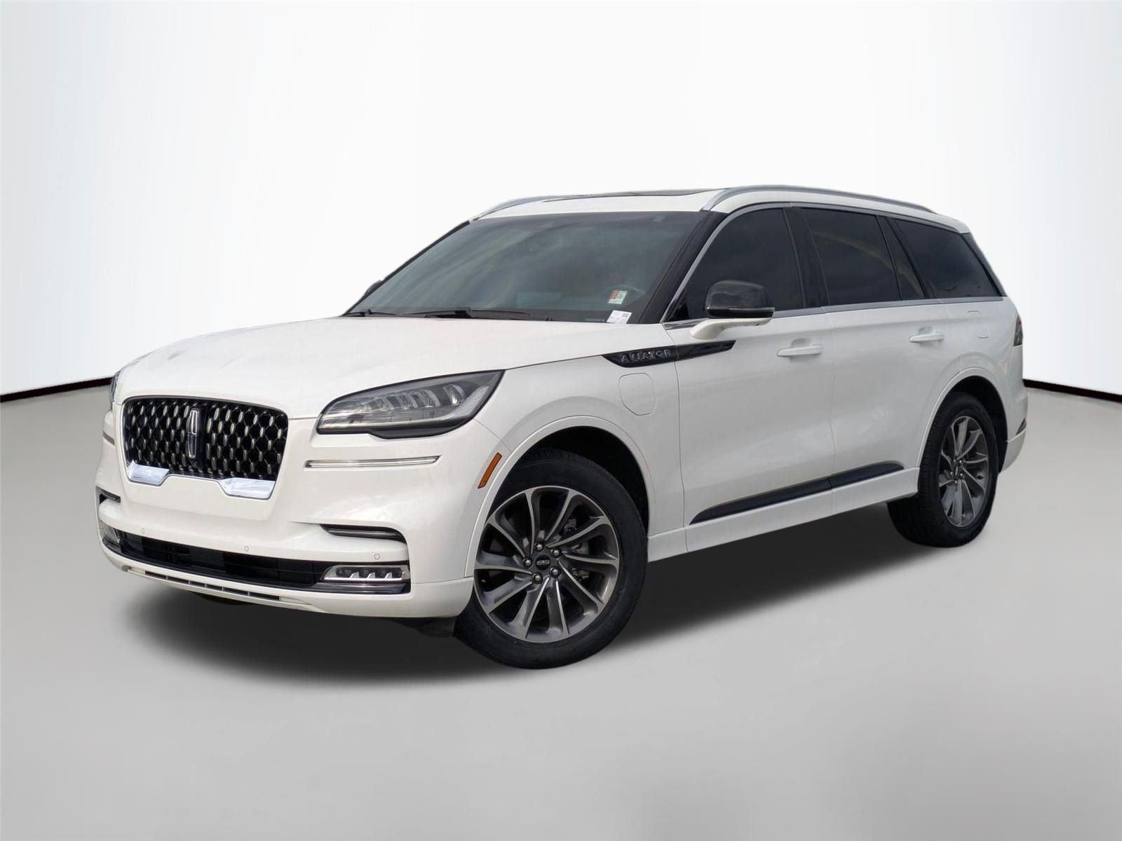 Pristine White Metallic Tri-Coat 2020 Lincoln Aviator Grand Touring AWD SUV / Crossover All-Wheel Drive Automatic