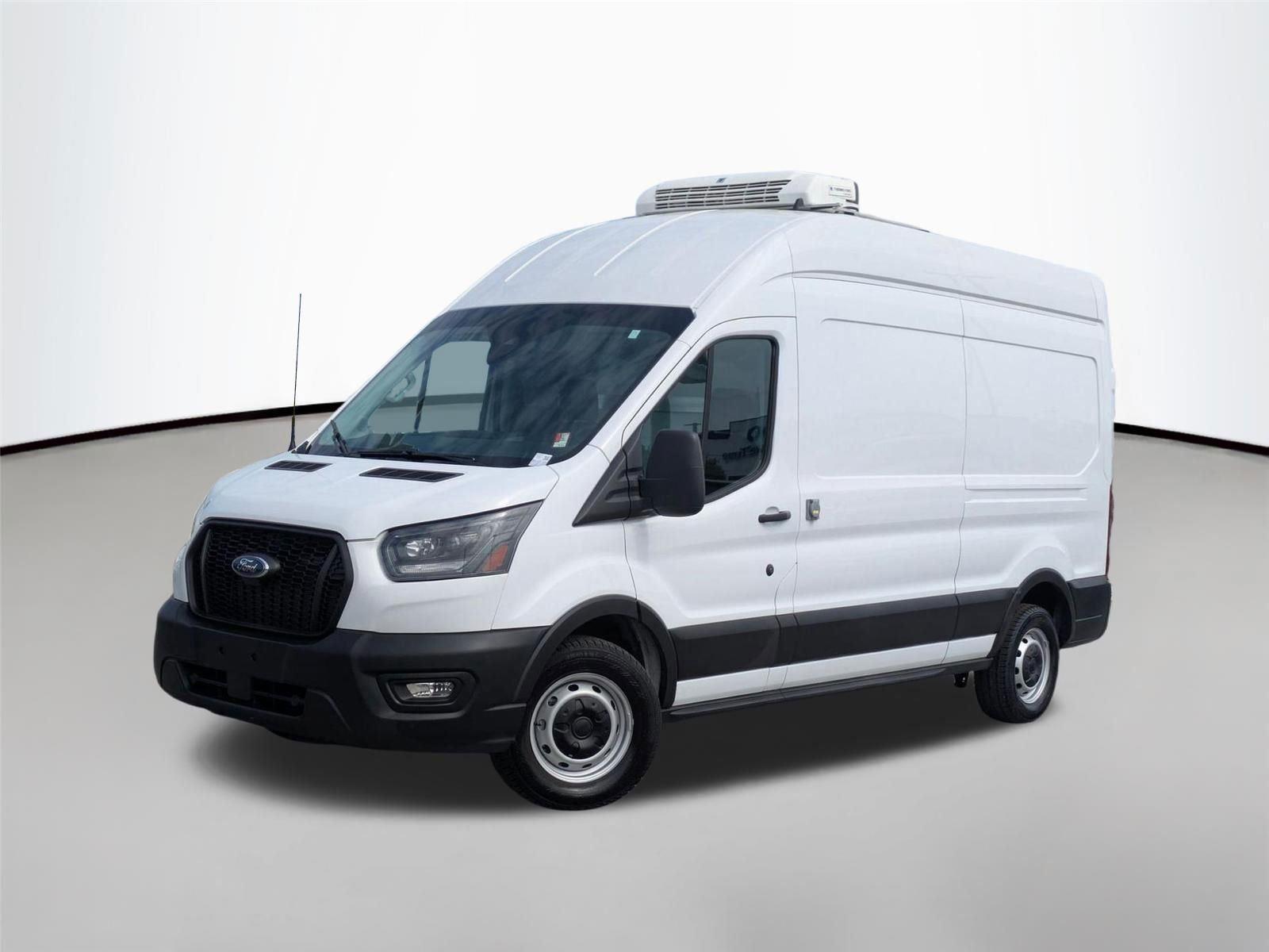 Oxford White 2024 Ford Transit Cargo 350 High Roof LB RWD Van Rear-Wheel Drive