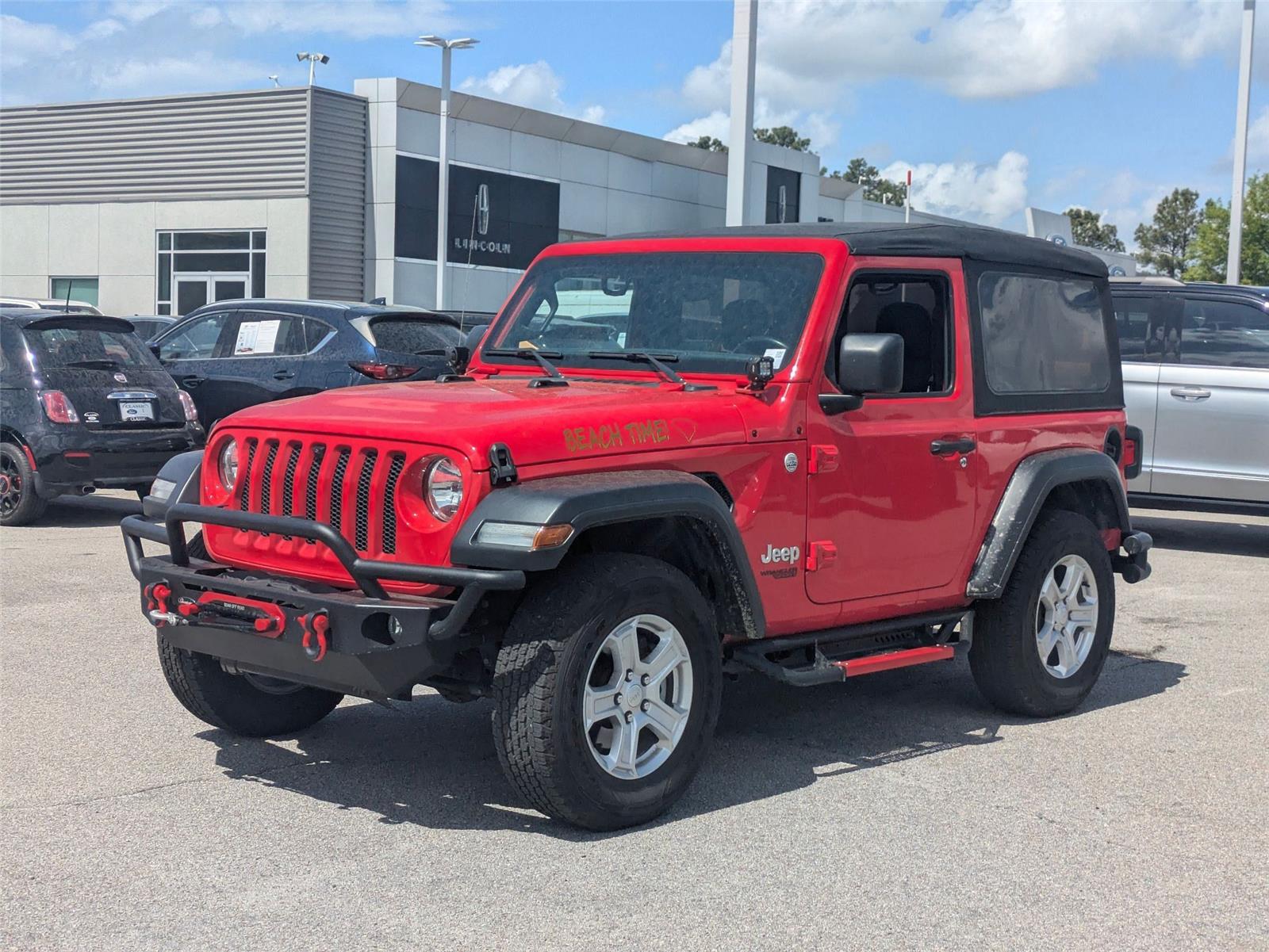 Firecracker Red Clearcoat 2018 Jeep Wrangler Sport S 4WD SUV / Crossover Four-Wheel Drive 8-Speed Automatic